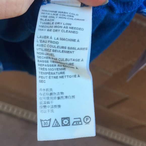 NWT. Free people cerulean floral combo blue top - Picture 8 of 9